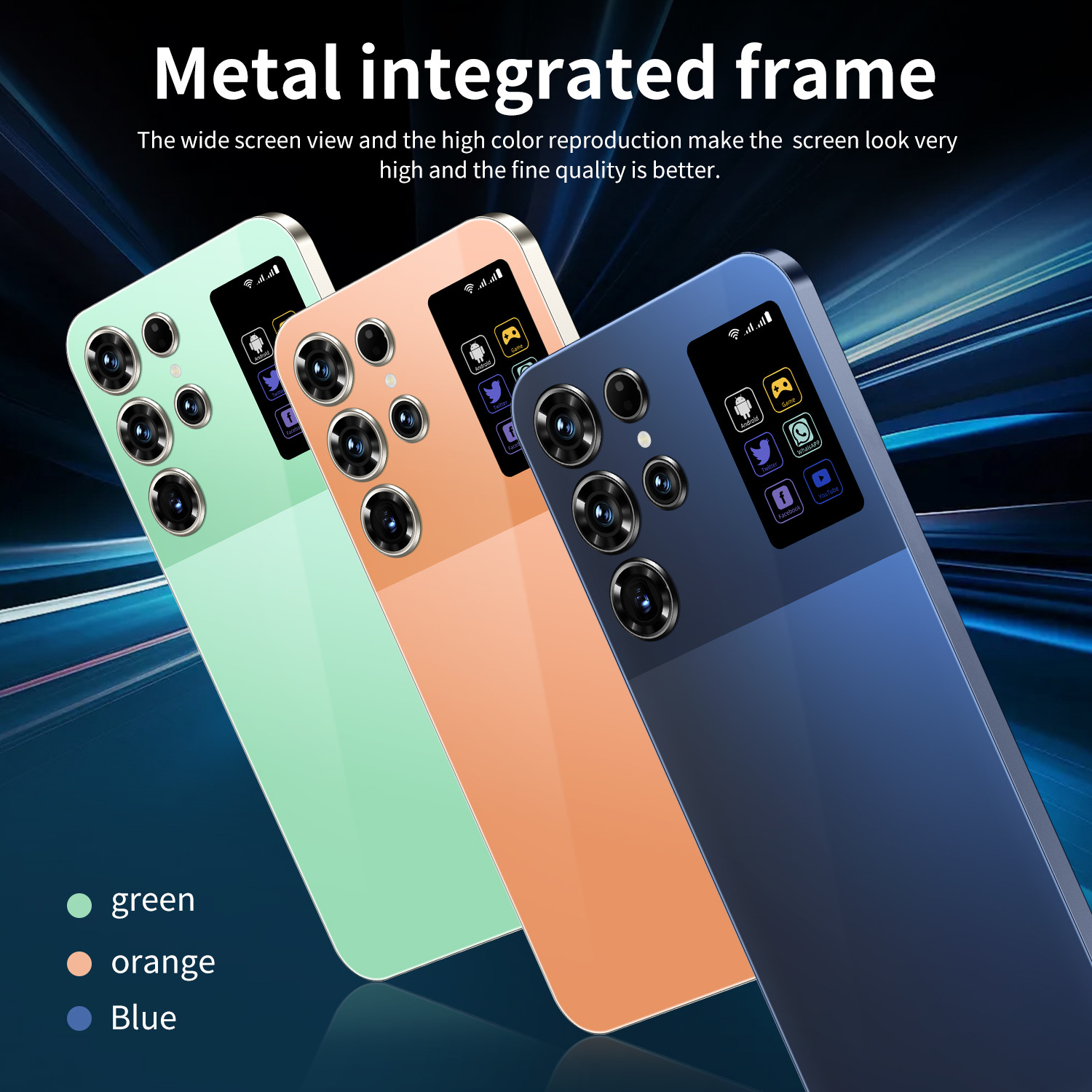 Cellphones S26Ultra Original 5G Smartphone 7.3HD Dual SIM Card Cell Phone16GB+1TB 7800mAh Android 14 Global Version Mobile Phones NFC