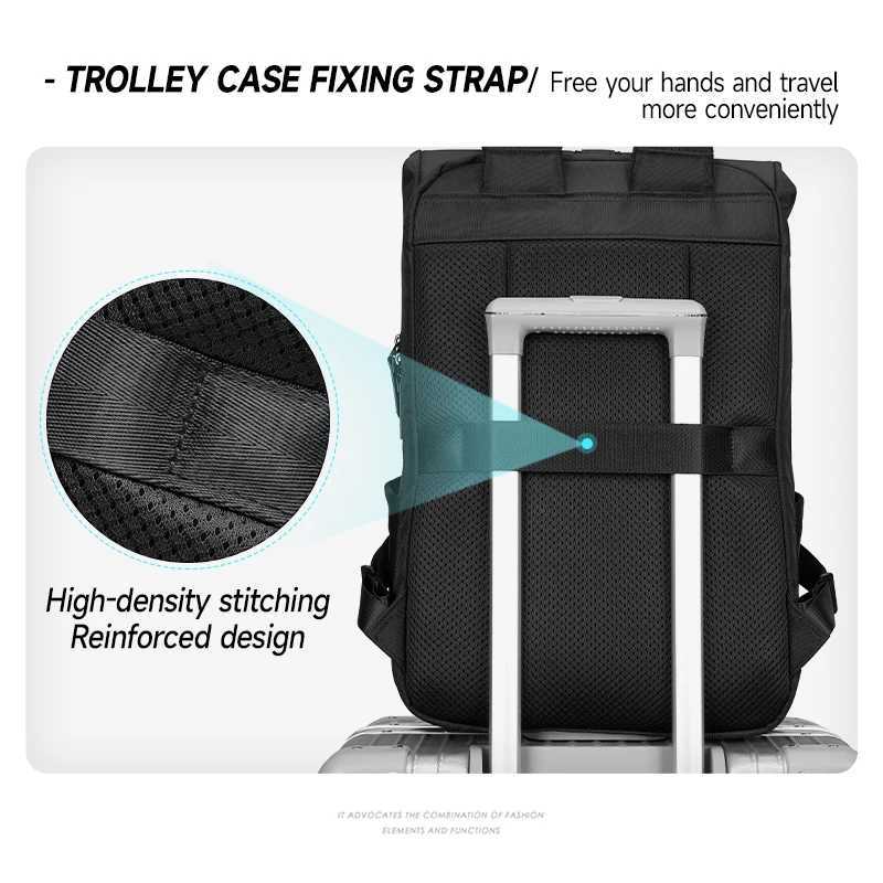 MOYYI Men Travel Backpack Business Laptop Bag Large Capacity School Backpack Fashion Backpack Sport Hiking Bags Waterproof W250603