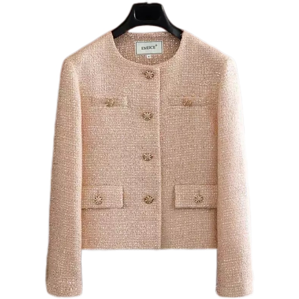 Women's Kanai Elegance Coat - Stylish French Tweed Jacket with a Modern Twist