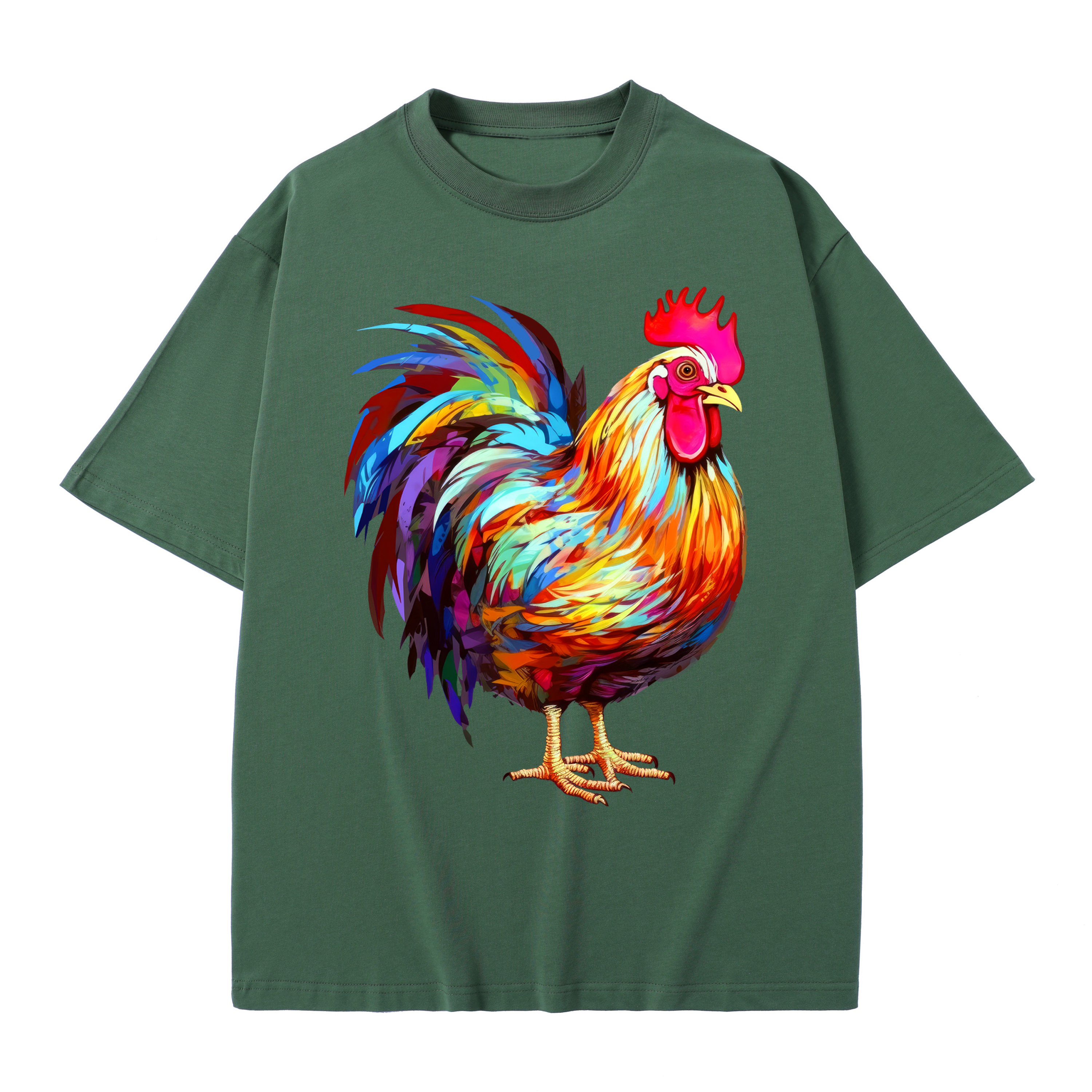 T-shirt men's top designer cotton T-shirt the big G Painting short sleeved clothing high-quality fashionable T-shirt BROADTRUE