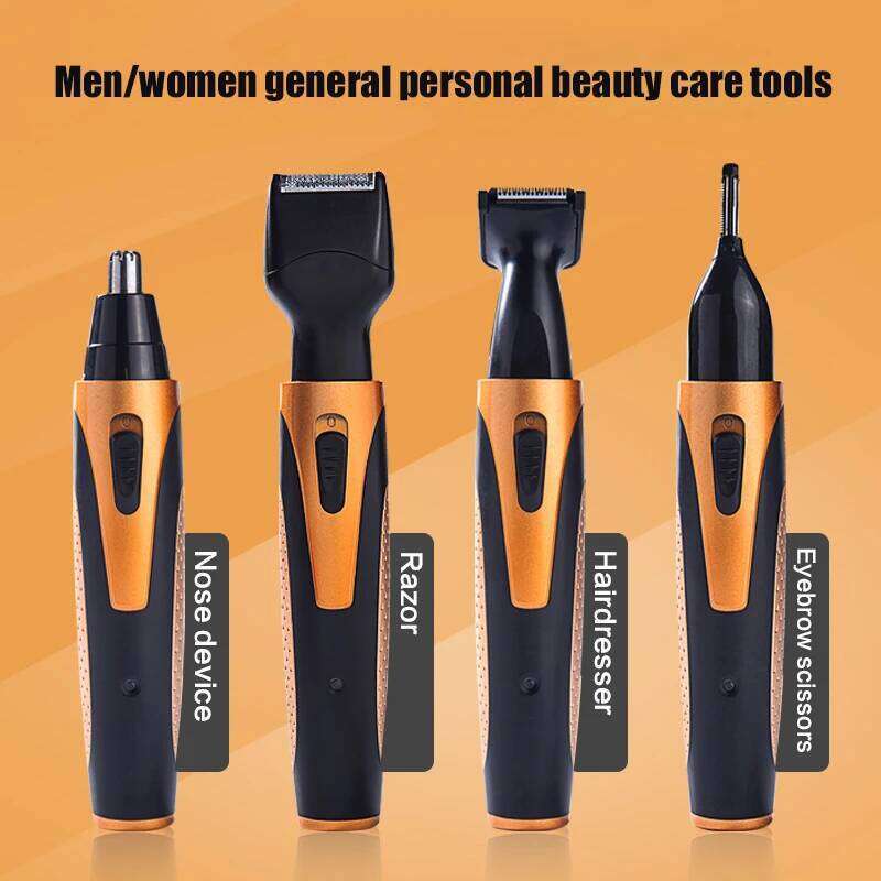 4 In 1 Rechargeable Electric Removal Clipper Shaver Hine Beard Eyebrow Trimmer For Men Nose Hair Cutter
