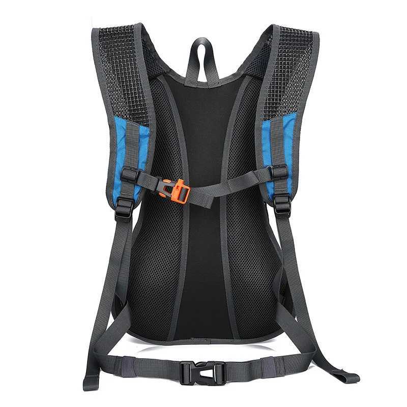 15L Outdoor Sport Cycling Climbing Water Bag Hydration Backpack UltraLight Rucksack Hiking Bike Riding Pack Bladder KnapsackW250603