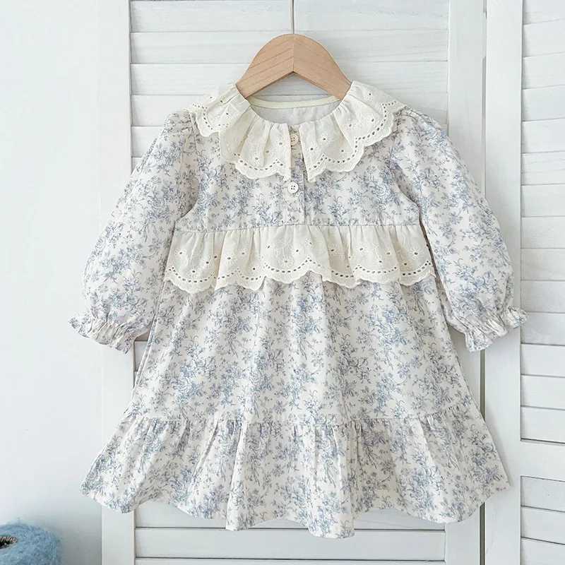 0-6Yrs Baby Girl Princess Dress Spring Children Outfits Sweet Embroidery Clothes Kids Toddler Girl Dresses Infant Baby Clothes R250530
