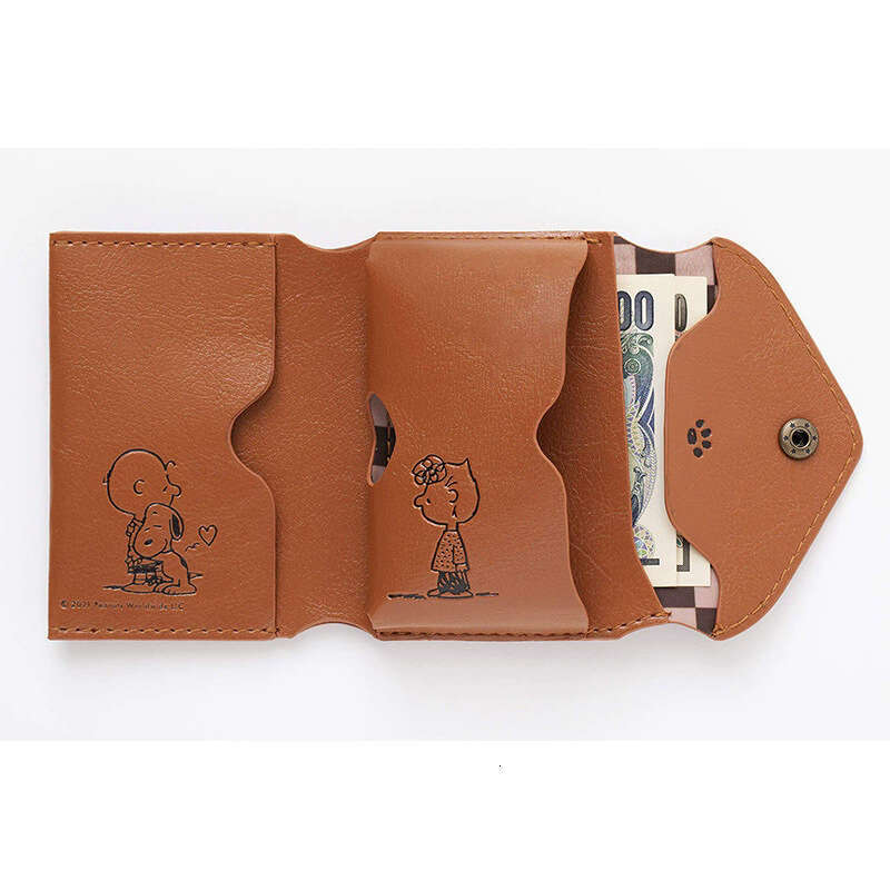 Japanese Magazine Appendix Coin Purse Embossed Fashion Men and Women 70% off PU Leather Short Portable Wallet Cartoon Cute