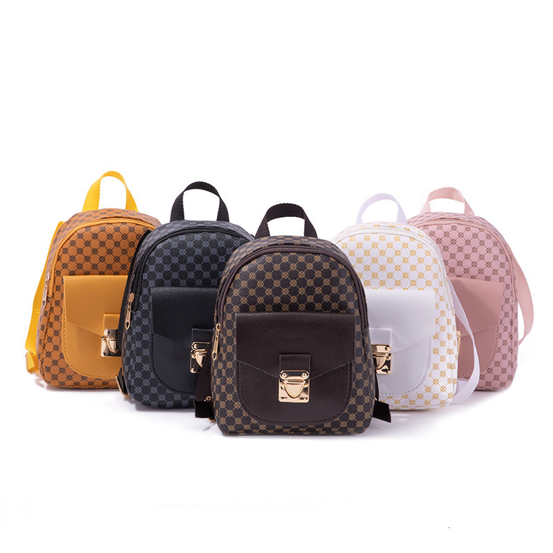 Free Shipping Ladiesbags Locking Outdoors Women's Designer Bag Backpack Retro Mini Small Backpack Multifunctional Storage Phone Coin Purse