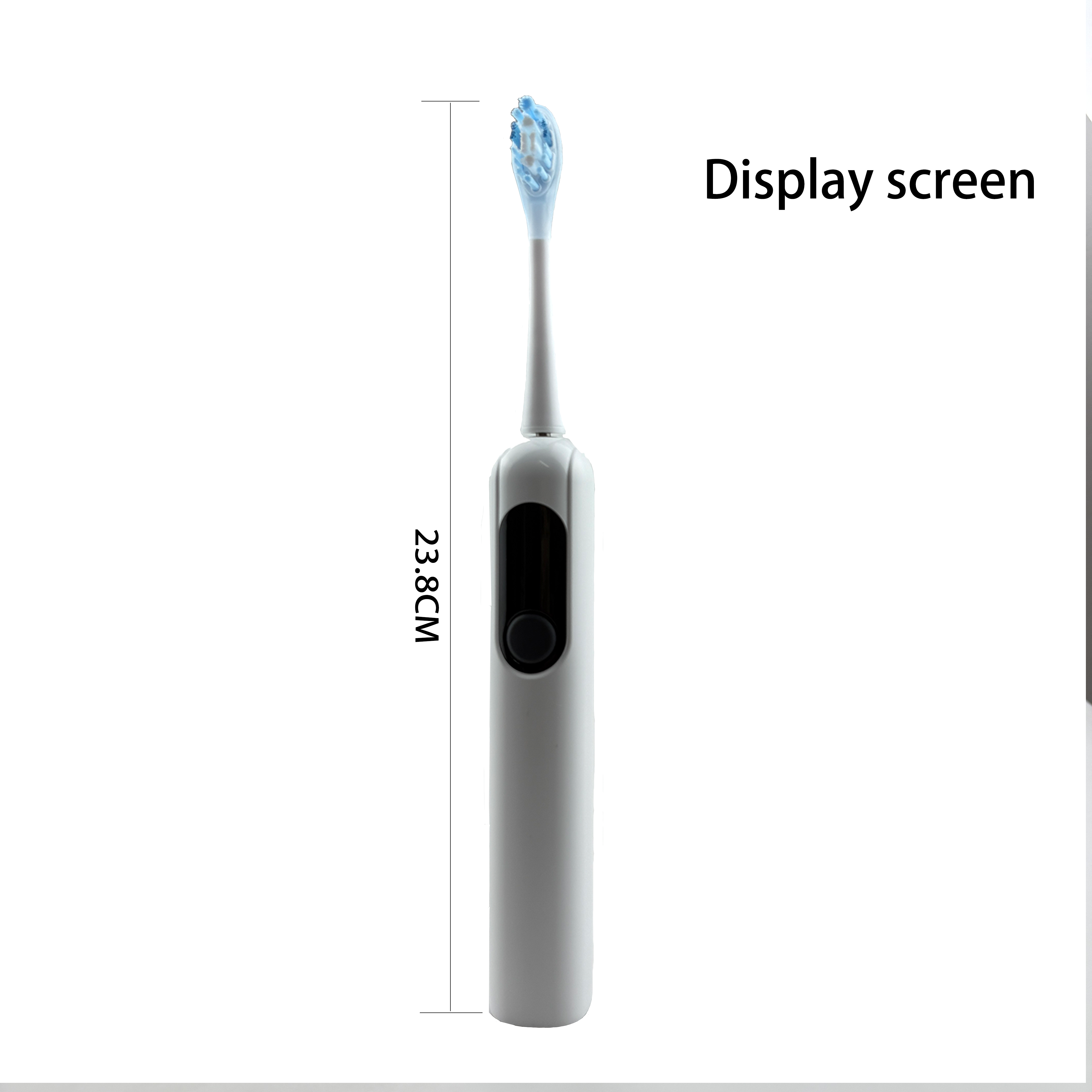 Smart LED Screen Electric Toothbrush Waterproof Rechargeable Oral Care Ultrasonic Toothbrush