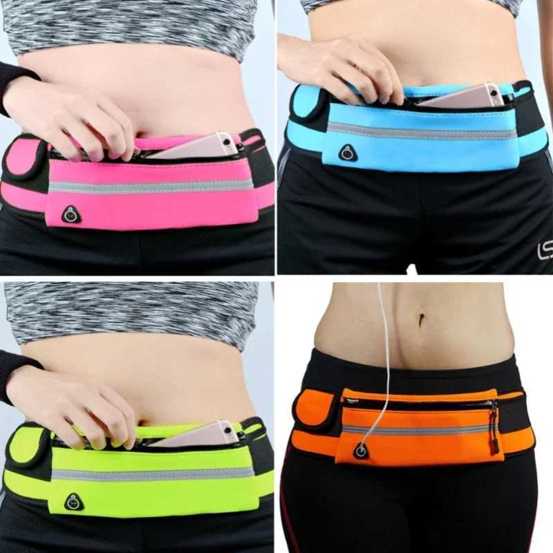 Sports Waist Pack Women Men Running Belt Waist Bag Waterproof Wallet Men Pouch Belt Portable Phone Holder Phone Bag W250604