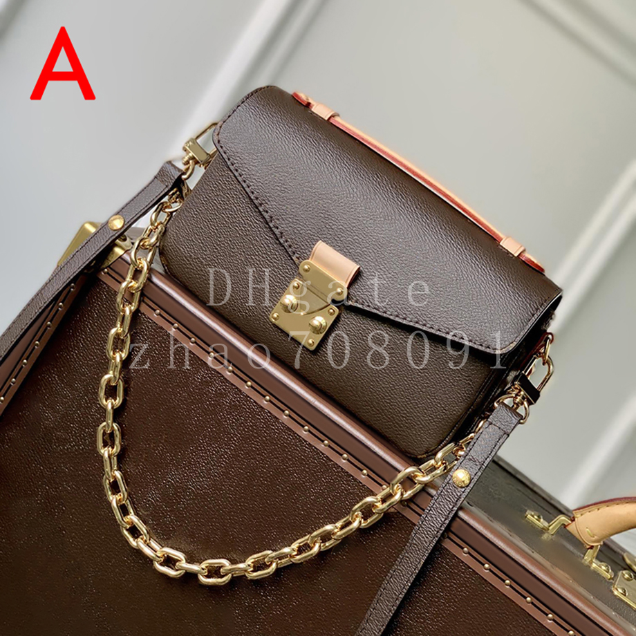 Diamond quality Designer Handbag 21.5cm Genuine Leather Shoulder Bag Luxury Crossbody Bag With box L006