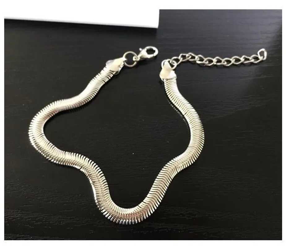 Stainless Steel Snake Chain Anklet for Women Summer Beach Gold Plated Anklets Fashion Jewelry Dropshipping Wholesale W250604