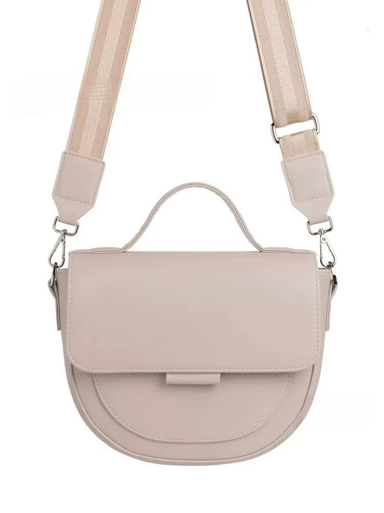 Top Brand High Quality New 2025 New Trendy Women's Crossbody Handbag Saddle Bag Fashion High-end Portable Large Capacity Shoulder Bag New Free De