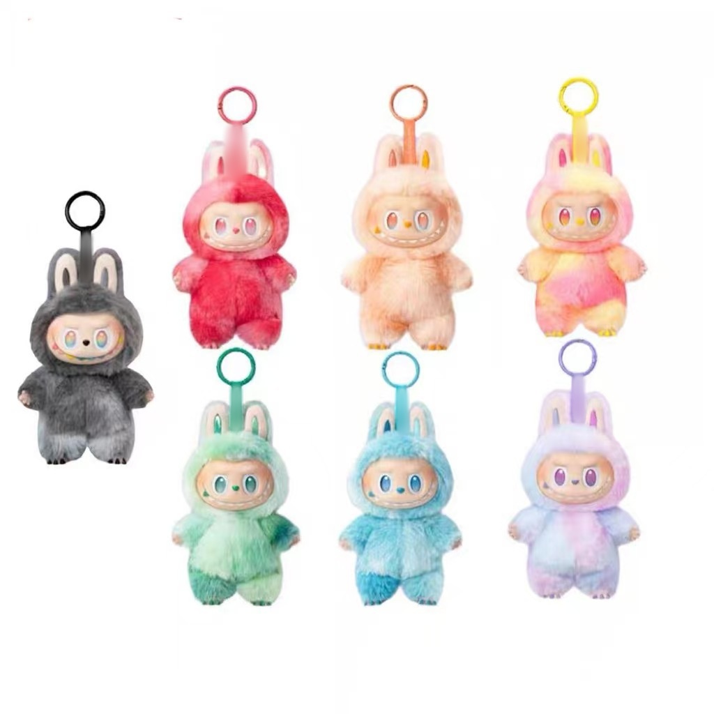 Free shipping Newest Anime Figure III Blind Box Labubu Pendant aron Chill Filled cartoon Vinyl Doll Model Monster Keychain Toy children's day Bir