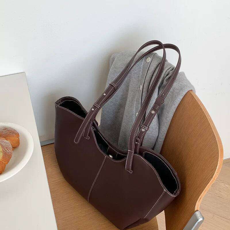 Women's Bags Designer Designer Large Capacity Women Handbag Single Shoulder Portable Shopping Leather Ladies Commuter Underarm Totes Bag