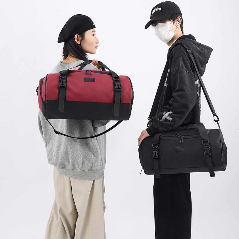 Travel Capacity Fiess Yoga Trendy Cool Men's Business Trip Accommodation Storage Shoulder Handheld Large Bag