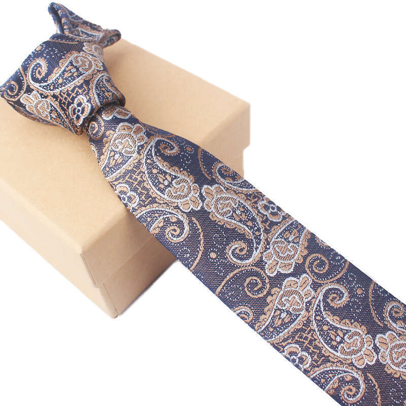 6cm mens tie 8cm handknotted paisley striped cashew red black blue business formal highend feel