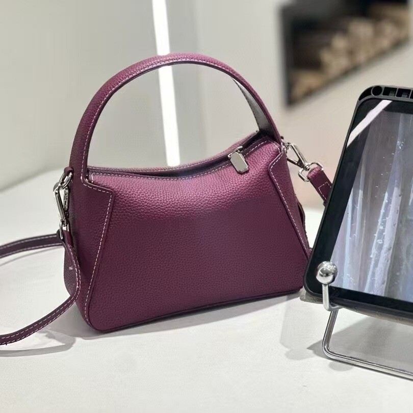 New Fashion Shoulder Slant Small Square Bag, Genuine Leather Women's Bag, niche designer Dumpling Bag, Women's Shoulder Bag
