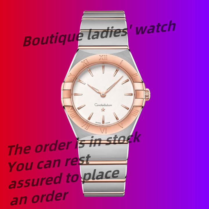 Fashion brand women's watches, high-quality quartz movement watches, 24mm business watches, stainless steel straps, waterproof/gemstone/premium series