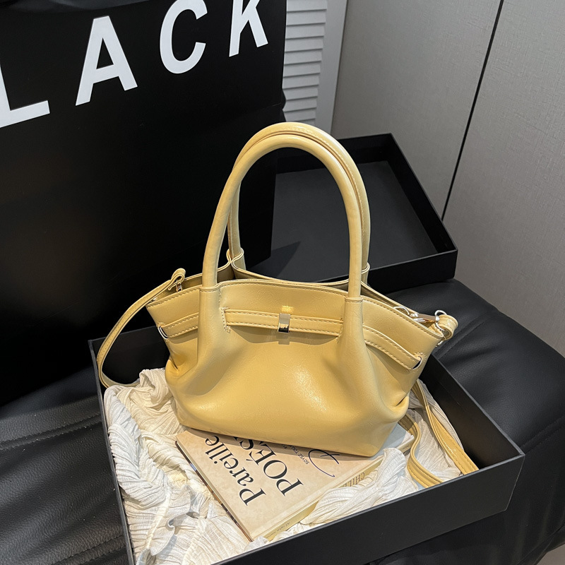 designer Korean Niche Handheld Basket Bag for Women 2025 New Trendy Fashion Sweet Lace Bucket Bag Cros