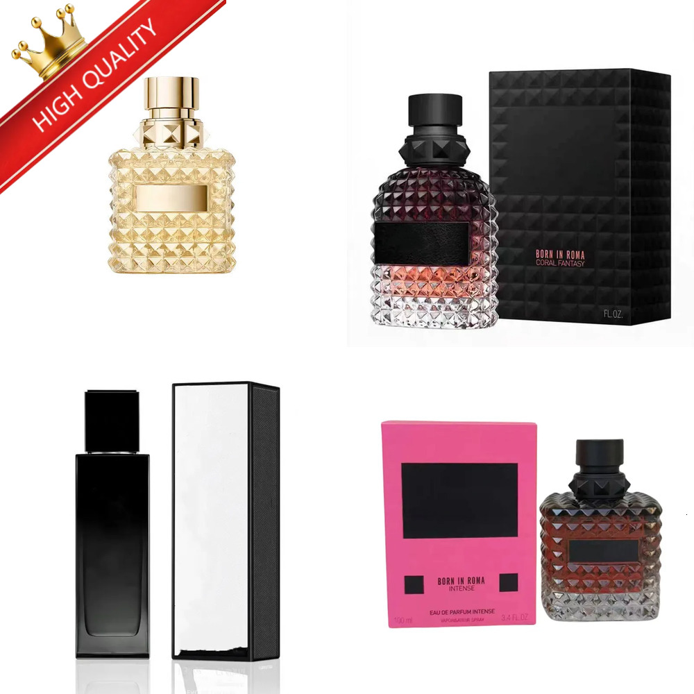 Perfume cologne High-End Incense Perfume Fragrance 100Ml Women Man Intense Pink De Parfum Long Lasting Smell Brand EDP Men Woman Unisex Cologne S