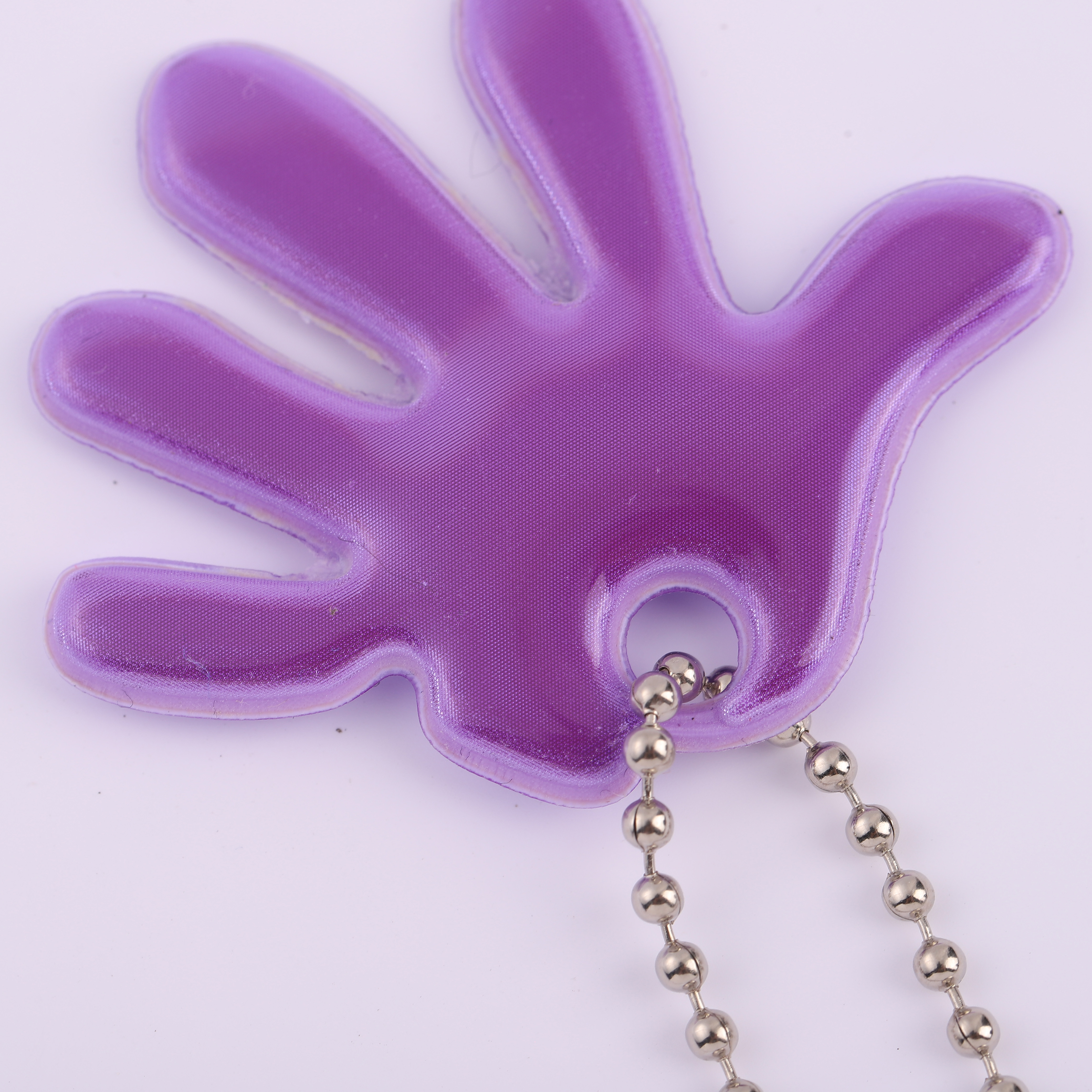 Minimalist Design Hand Shape Backlighting Keychain Perfect for Safe Outdoor Activities at Nighttime, Customizable Wholesale Options