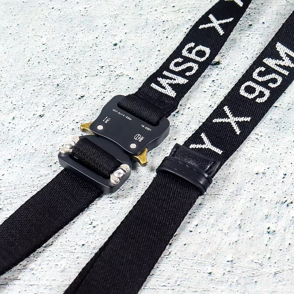 Alyx#zinif heavy tooling functional wind male and female Cobra insert buckle military tactical safety buckle belt 230406