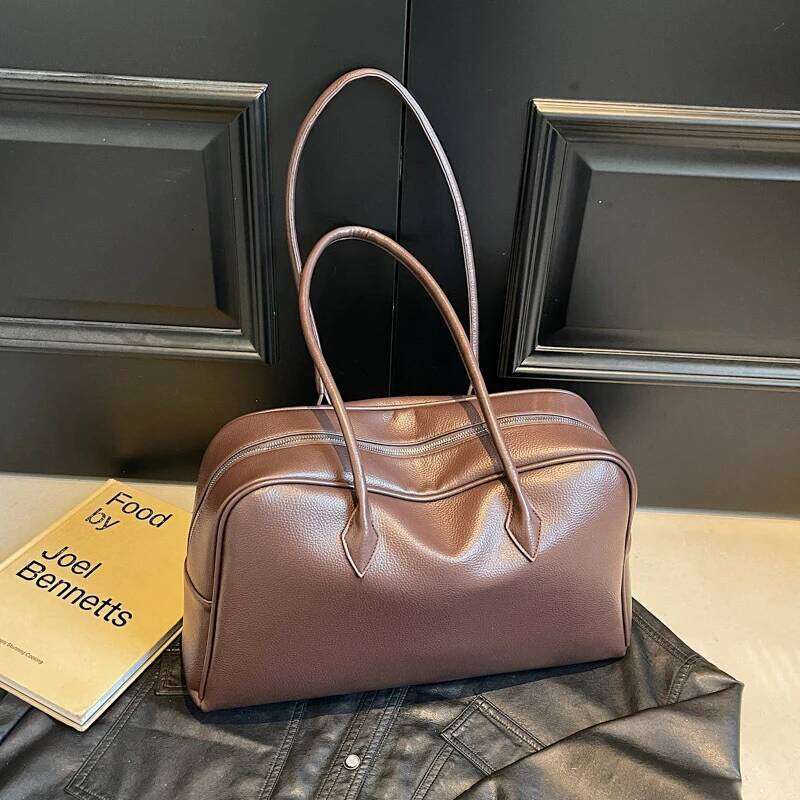 Women's Bags Designer Soft Bowling Shoulder Fashion Simple Large Capacity Brand Tote High-End Versatile New Commuter Underarm Bag