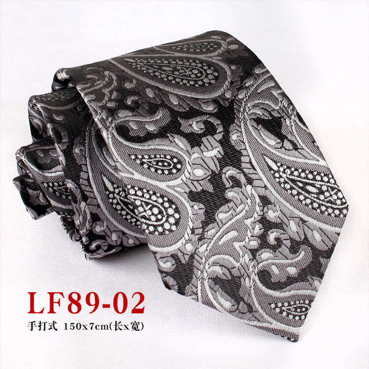 casual paisley cashew pattern tie formal business mens handtied necktie 7cm