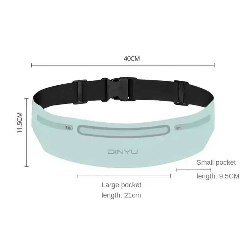 Sports Waist Pack Fanny Pack Wallet Adjustable Men Women Running Pouch Belt Portable Phone Holder Gym Bum Bag W250604