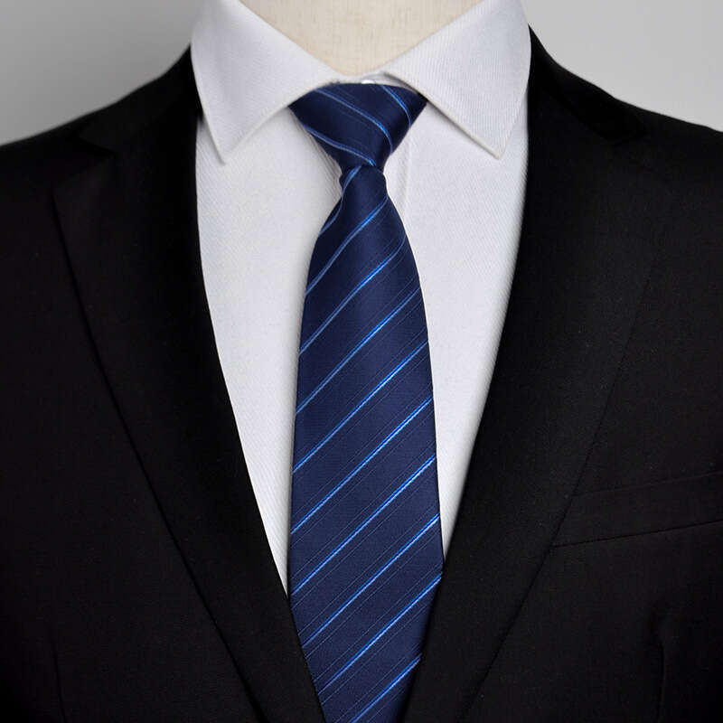lazy zipper tie mens formal business professional easy pull 8c suit blue groom wedding