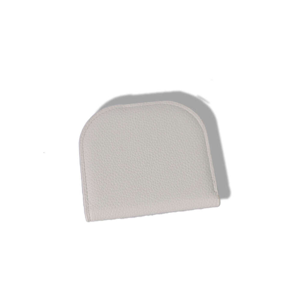 Women's Short Wallet Semi-Circle Solid Color Mini Student Coin Purse High-End Small Card Holder