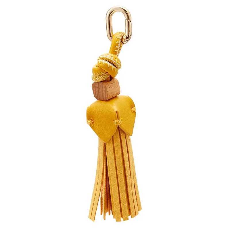 Genuine leather pendant shoelace decoration accessories removable tassel accessories bag pendant W250604