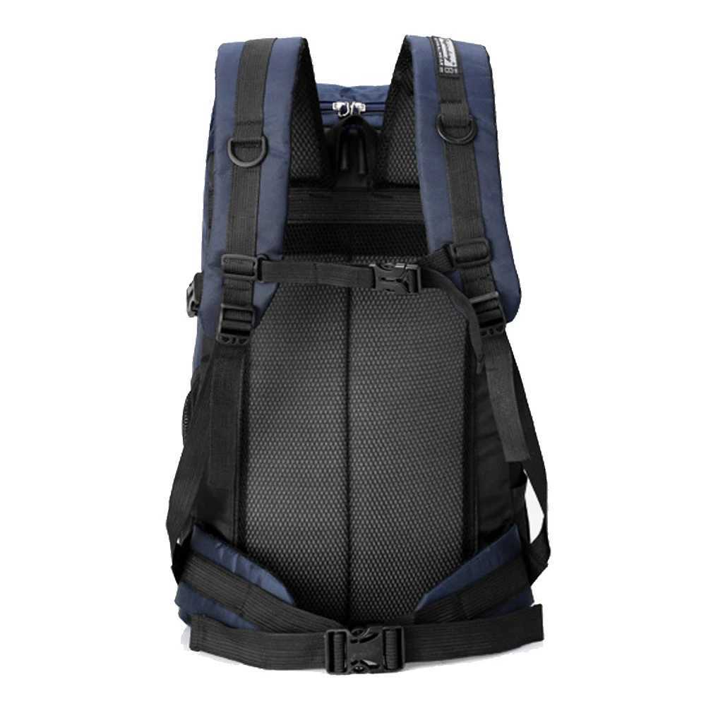 50L Outdoor Camping Backpack Hiking Bag Men Travel Bags Sports Tactical Rucksack Waterproof Climbing Mountaineering Bags XA935WA W250603