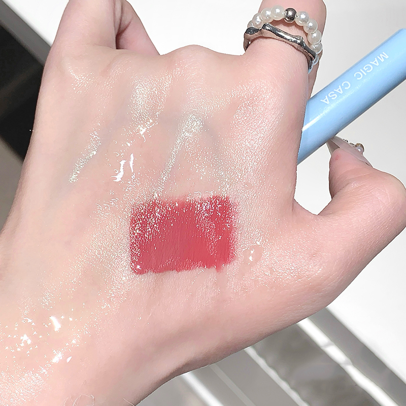 5pcs Milk Bunny Waterproof Collection Lip Gloss, Vibrant, Smooth Liquid Lipsticks, Cartoon Milk Bunny Print Design, a perfect gift for her, friends or