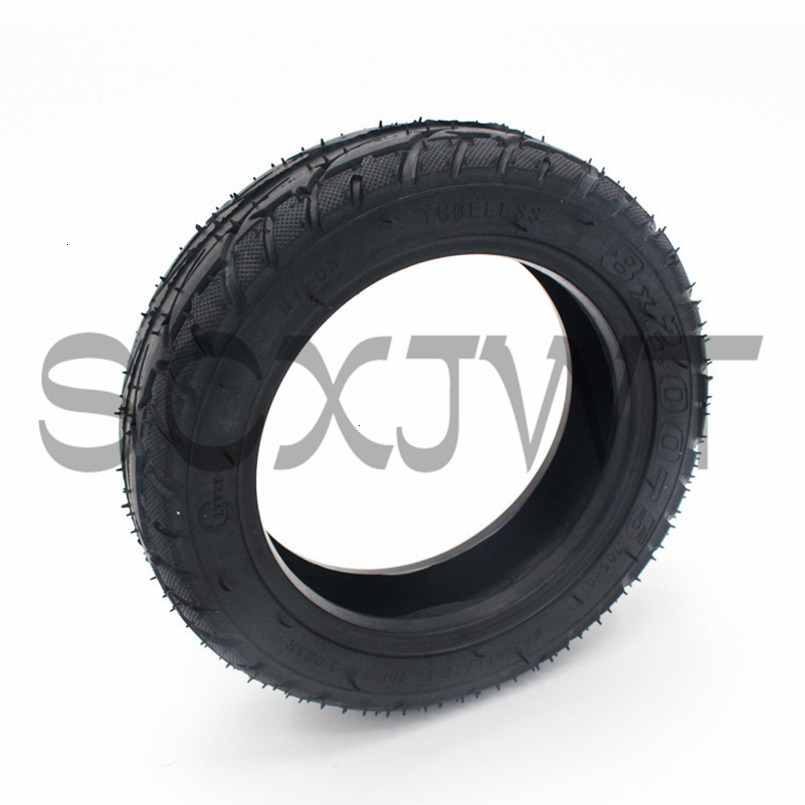 8x2.00-5 8inch Electric Scooter Disc Brake Wheel Hub Thickened Vacuum Inner and Outer Tube Solid Tire