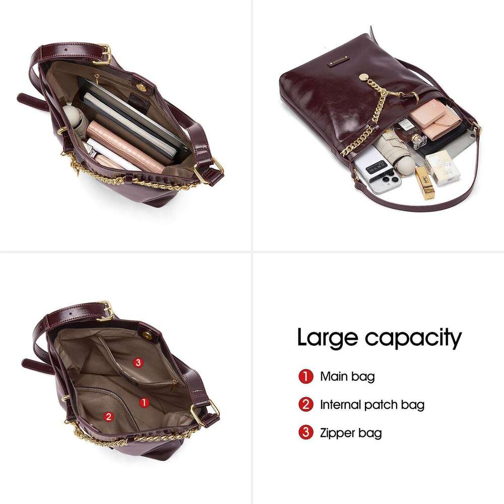 OLOEY Cnoles Brand Design Women Bucket Handbag Fashion Female Shoulder Lady Leather Top-handle Bags