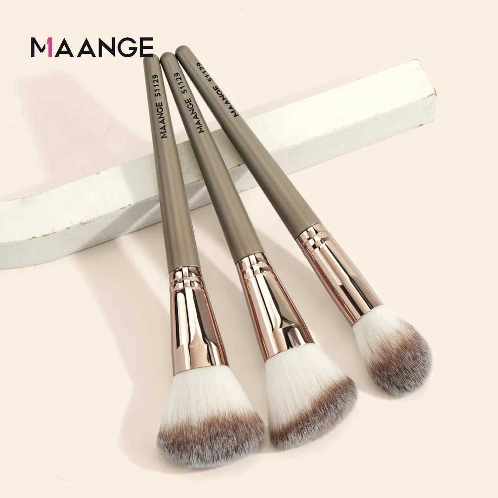 MAANGE Top 3 Makeup Brushes Face Powder Ber Brush Powder Brush Cosmetic Brush W250605
