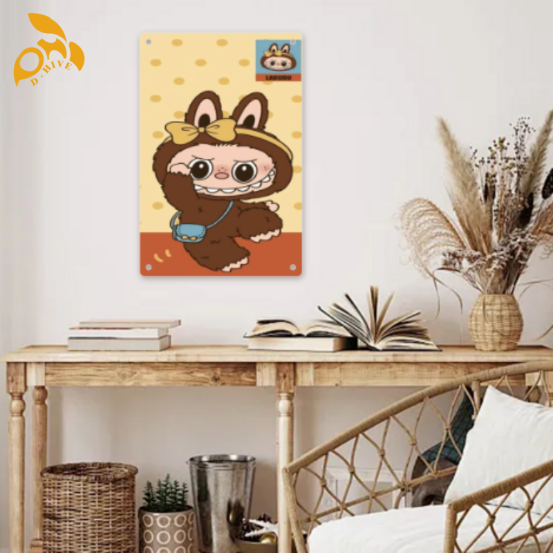 Free shipping customized DIY Home Decor Decoration Decorative 8x12in vertical aluminum signboard