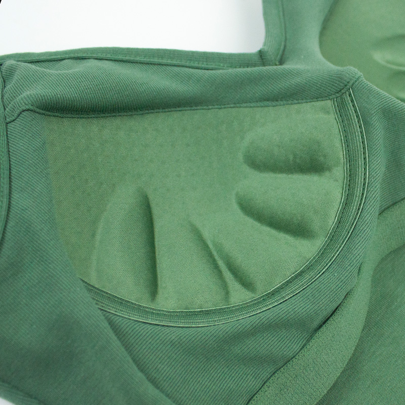 Summer new pure cotton vest with chest cushion and camisole for women