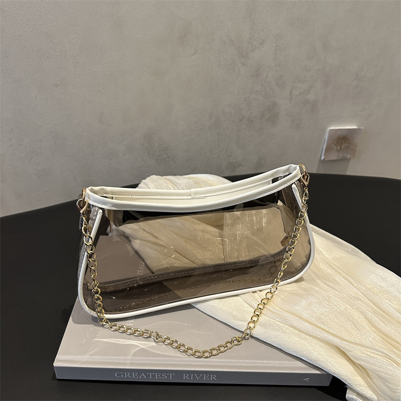 designer Vintage Texture 2025 Handheld Underarm Bag Stylish Korean Casual Niche Design Simple Commuter Solid Color Crossbody Bag