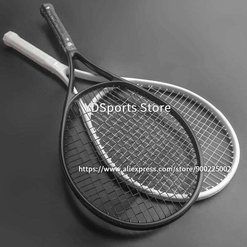 Tennis Rackets 40-55 LBS Composite Carbon Racquet Llight Weight Racket Strung 4 3/8 Technical Tennisracket Equipment Unisex