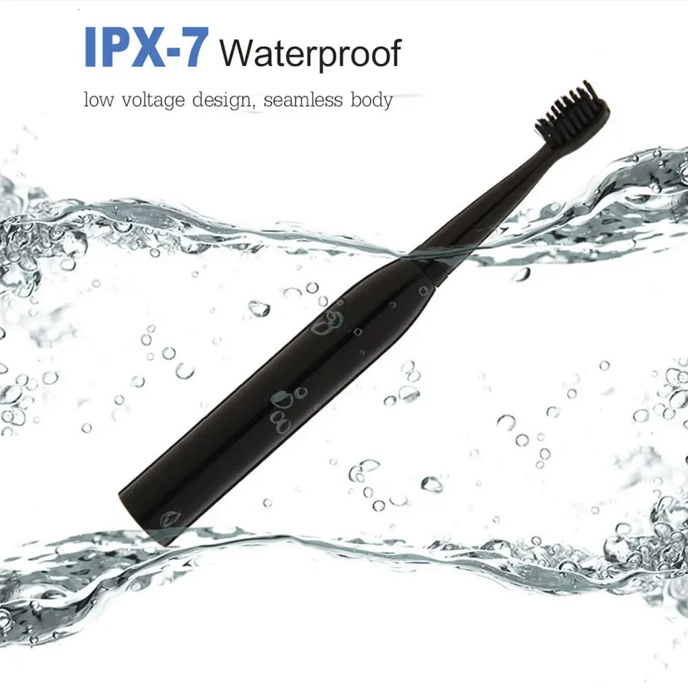 Powerful Ultrasonic Sonic Electric Toothbrush USB Charge Rechargeable Tooth Brush Washable Electronic Teeth Brush J110 250604