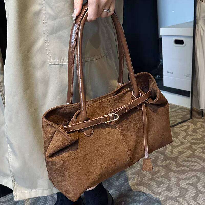 Toth Fashionable Vintage Tote Bag High quality Large Capacity Women s Shoulder Handbag For Casual Commuting Everyday Use