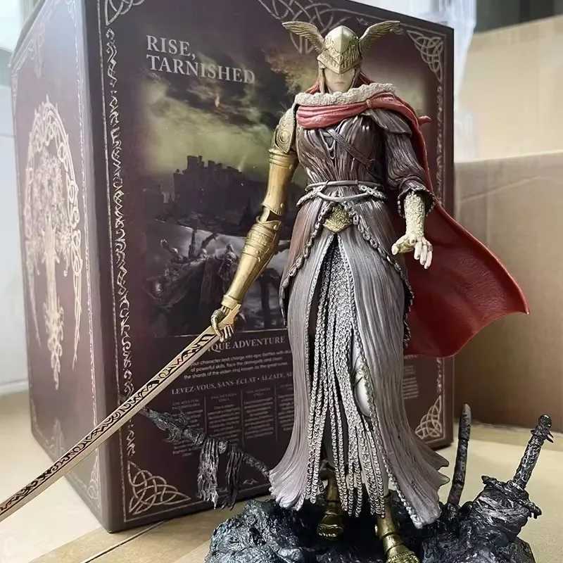24cm ELDEN RING Figure Malenia Blade Of Miquella Anime Figure Valkyrie Figurine Model PVC Statue Doll Collection Decoration ToysXJ250605