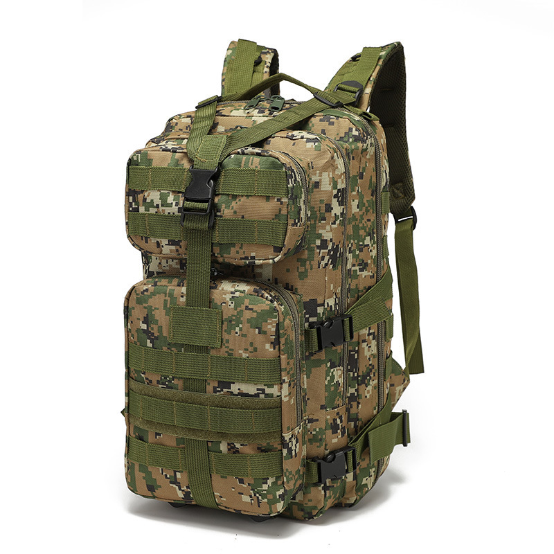 Medium Outdoor 3P Sports Backpack Waterproof Multifunctional Large Capacity Double Shoulder MOLLE Expansion Military Enthusiast Training Bag