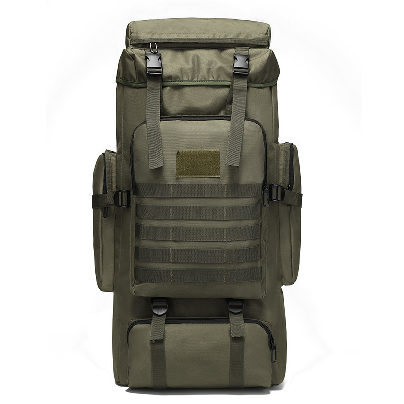 Camouflage Backpack Large Capacity Unisex Casual Outdoor Sports Hiking Bag 65L