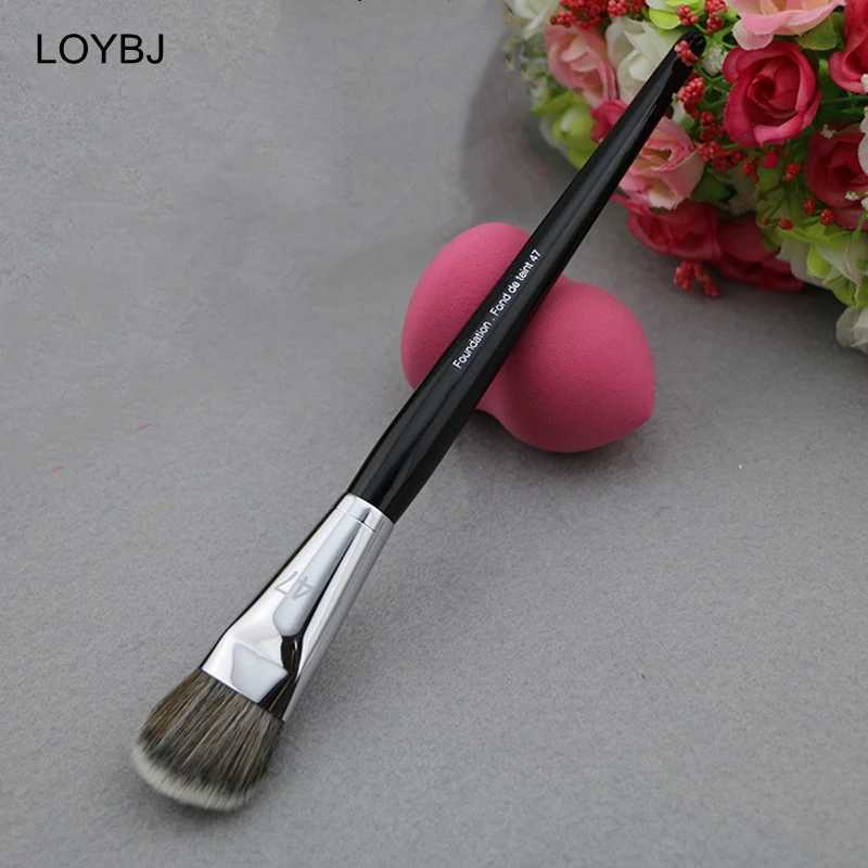 LOYBJ Professional Foundation Brush 47 Broom Head Liquid Foundation Shadow Concealer Brushes Women Face Base Makeup Beauty Tools W250605