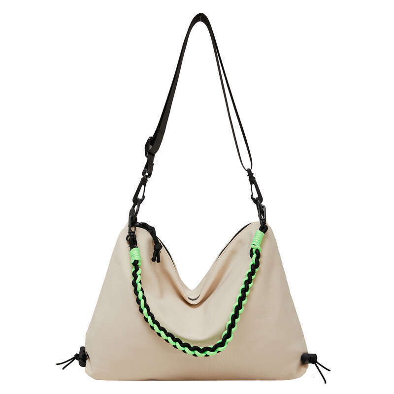 Dopamine Hot Girl Nylon Large Capacity Women Sweet Cool College Class Book Shoulder Crossbody Bag for Girls