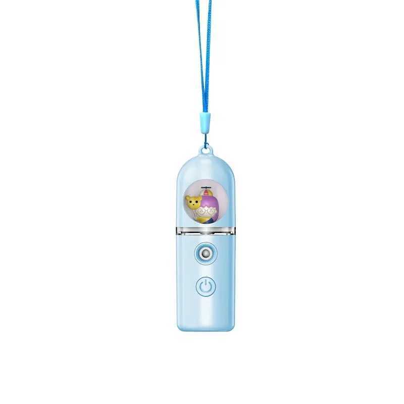 Portable Handheld Nebulizer Cartoon for Kids Luminous Funny Hydrating device USB Charging Face Moisturizing Steamer Skin CareXJ250607