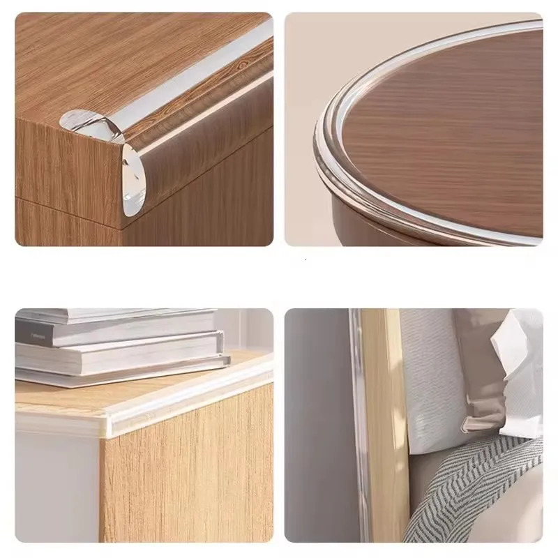 1/2/3M Table Edge Guard Furniture Corner Protector Strip Self Adhesive Transparent Kids Collision Proof Soft Bumper Baby Safety 250530