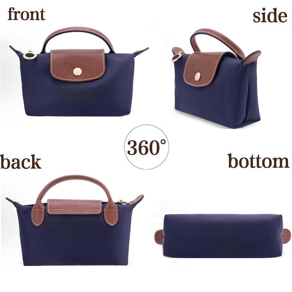 Free shipping Long Mini Hobos Short Handle Button Zipper Open And Close Recycled Canvas Patchwork Leather Trim Strap Clutch Crossbody Bag Best Seller 