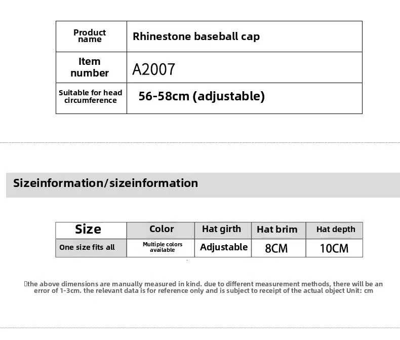 Korea All-match Women Rhinestone Baseball Cap Shiny Diamonds ed Cap All-match Spring Summer Sun-proof Sun Hats 250603